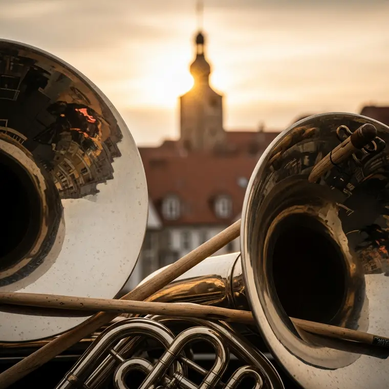 Symbolbild: Flashmob in der Innenstadt: Pauker der Jenaer Philharmonie werben für Konzert