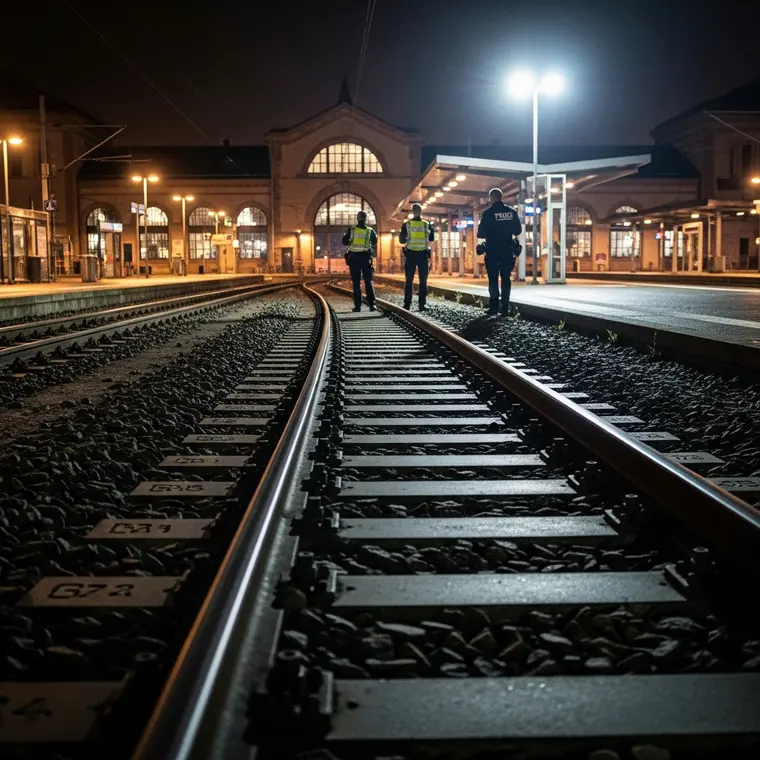 Symbolbild: Lebensgefahr am Bahnhof Jena-Göschwitz: 31-Jähriger überquert Gleise vor herannahendem Zug