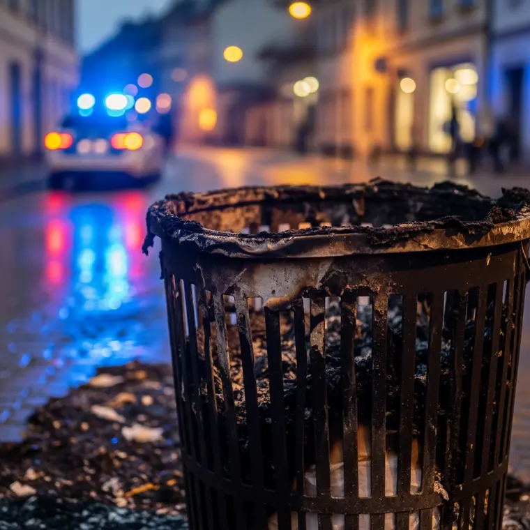 Symbolbild: Große Papiertonne in Hermsdorf abgebrannt: Polizei sucht Zeugen