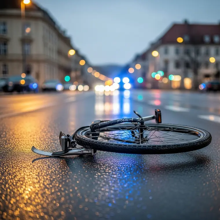 Symbolbild: Unfall auf dem Engelplatz: Autofahrer übersieht Radfahrerin beim Abbiegen
