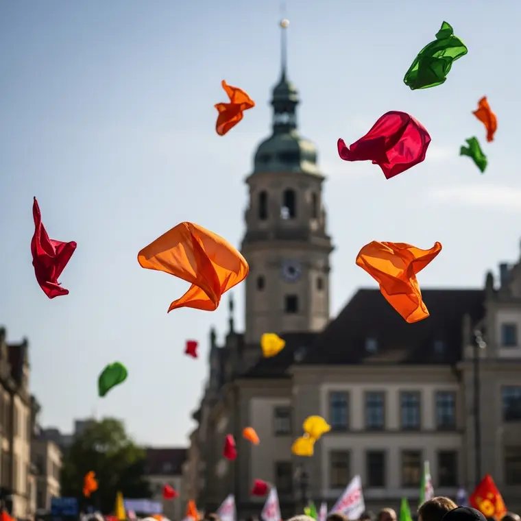 Symbolbild: DGB ruft zur Kundgebung am 1. Mai auf den Johannisplatz in Jena