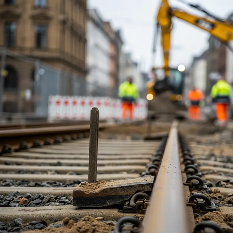 Symbolbild: Gleisbau: Keine Straßenbahnen nach Lobeda-Ost