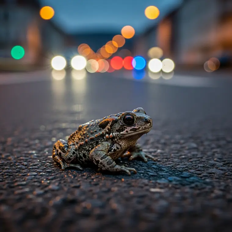 Symbolbild: Krötenwanderung in Jena: Freiwillige retten knapp 300 Amphibien vor dem Verkehrstod
