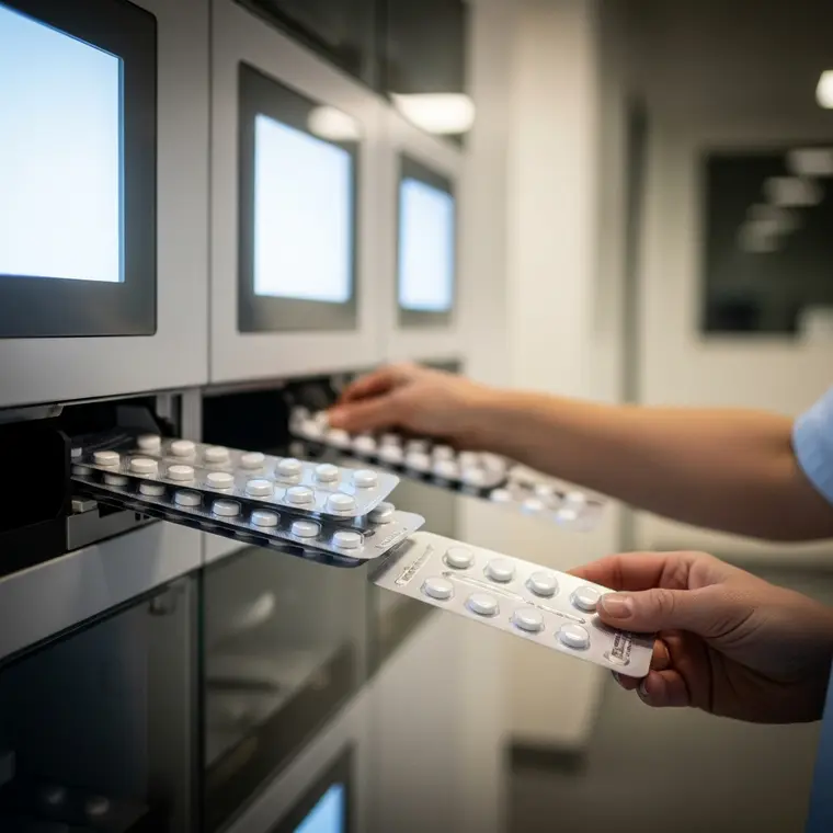 Symbolbild: Mehr Sicherheit am Uniklinikum Jena: Digitale Medikamentenausgabe entlastet Pflegekräfte