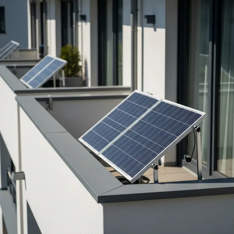Symbolbild: Energiewende am Plattenbau: 150 Wohnungen in Jena-Lobeda erhalten Balkonkraftwerke