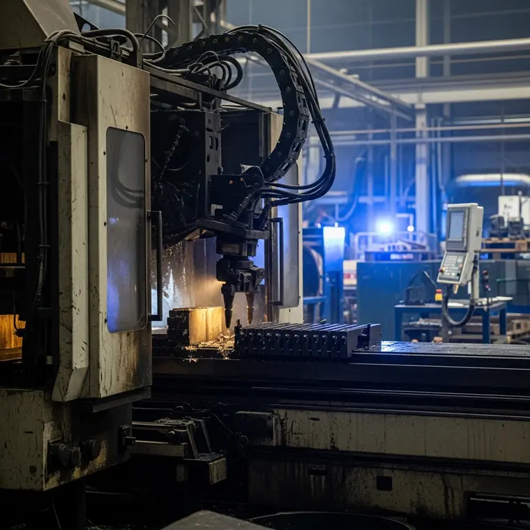 Symbolbild: Großeinsatz in Jena: Fräsmaschine fängt in Produktionshalle Feuer