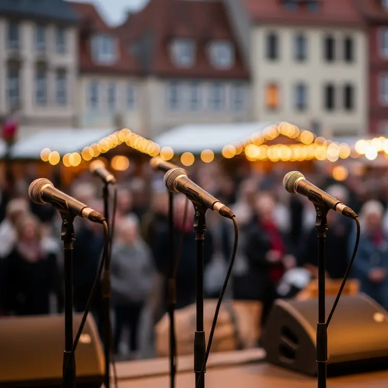 Symbolbild: "The Flying Pickets" eröffnen den Frühlingsmarkt auf dem Marktplatz