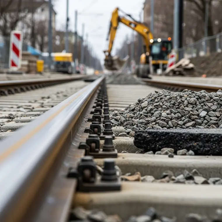 Symbolbild: Großbaustelle am Paradiesbahnhof: Trassenerneuerung sorgt für weitreichende Fahrplanänderungen und Umleitungen