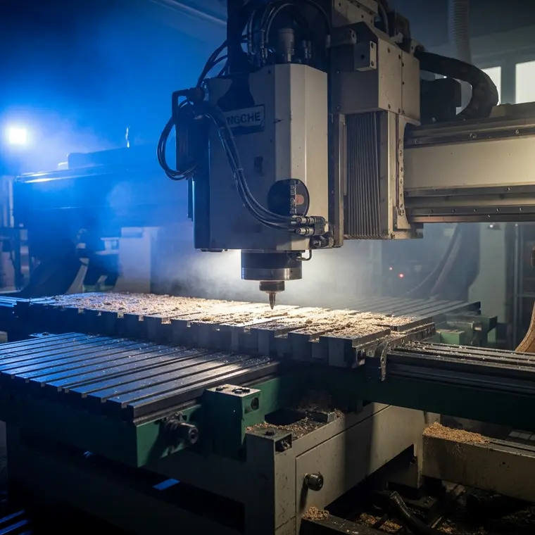 Symbolbild: Großeinsatz in Jena-Lobeda: Brand an CNC-Maschine in Tischlerei