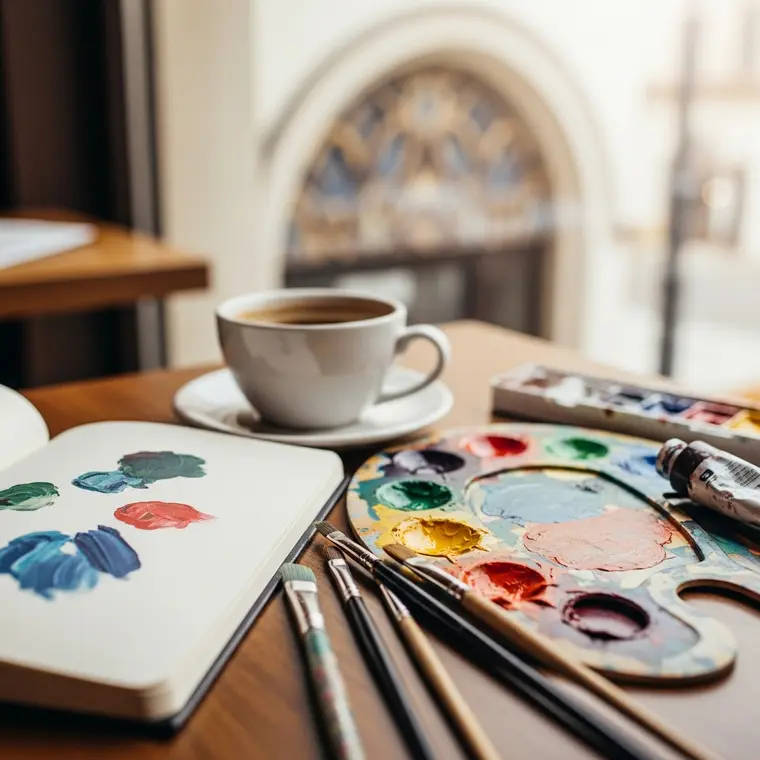 Symbolbild: Kaffee trifft Kunst: Kreativ-Café Vivantia eröffnet im Stadtlab Jena