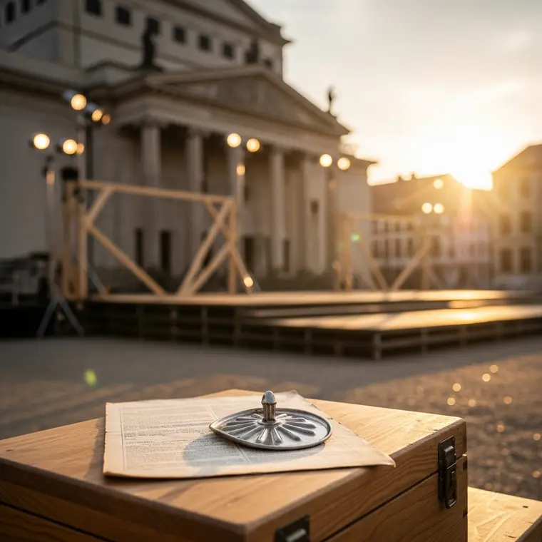Symbolbild: Kulturarena 2026: "Thüringenkrimi – Cash" auf dem Theatervorplatz