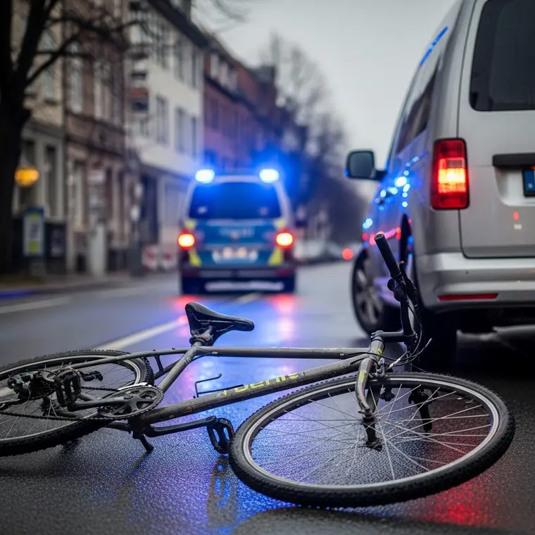 Symbolbild: Radfahrer ignoriert Rote Ampel in Jena-Burgau und kollidiert mit Auto