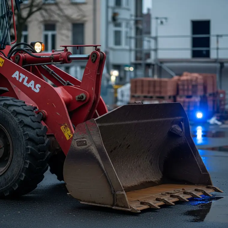 Symbolbild: Radlader von Jenaer Baustelle entwendet: Polizei prüft Tatzusammenhänge