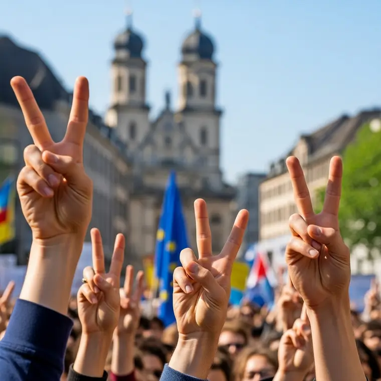 Symbolbild: Schulstreik in Jena: Hunderte demonstrieren am 8. Mai gegen die Wehrpflicht