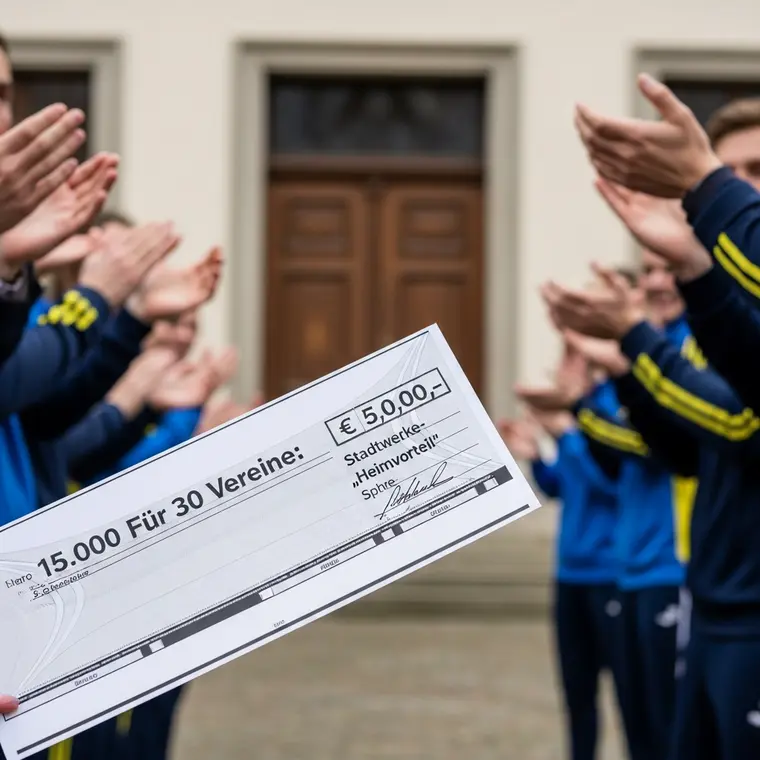 Symbolbild: 15.000 Euro für 30 Vereine: Stadtwerke-Programm „Heimvorteil“ stärkt das Ehrenamt