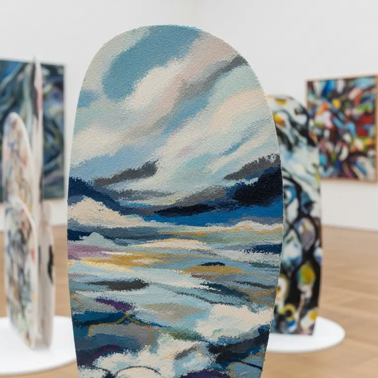 Symbolbild: Zwischen Abstraktion und Gegenständlichkeit: Stefan Lenke im Jenaer Kunstverein