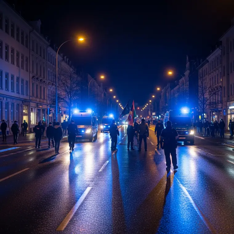 Symbolbild: Verkehrsbehinderungen durch Kundgebung am Freitag in der Jenaer Innenstadt