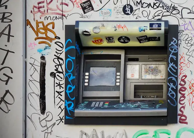 Symbolbild: Tanzclub Kristall saniert Fassade: Neues Jugend-Graffiti, Kameras und ein Geldautomat