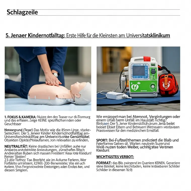 Symbolbild: 5. Jenaer Kindernotfalltag: Erste Hilfe für die Kleinsten am Universitätsklinikum