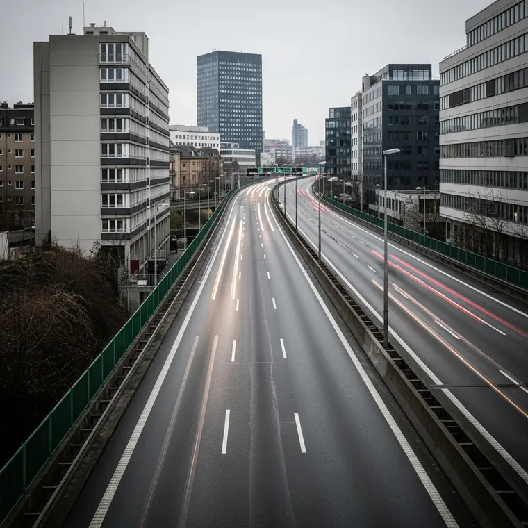 Symbolbild: A4 bei Jena: Ausfahrt Jena-Zentrum am Montagabend zeitweise gesperrt