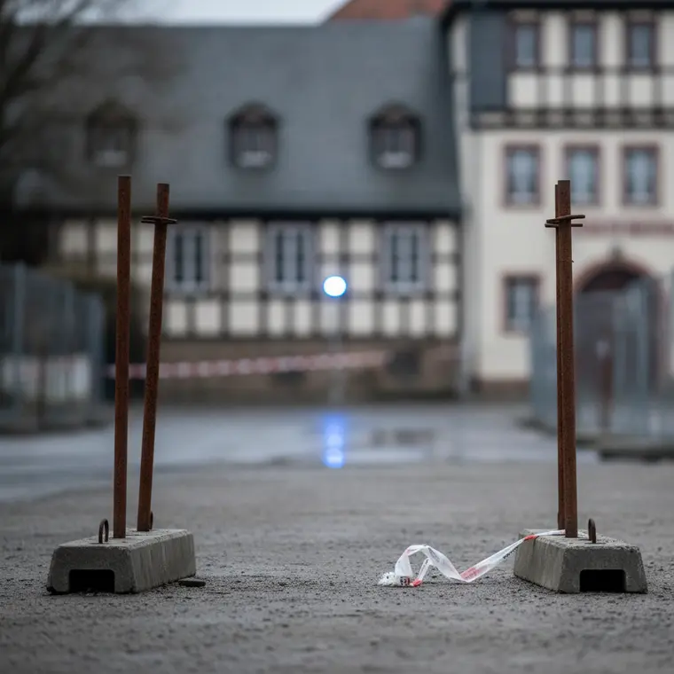 Symbolbild: Diebstahl in Jena: Unbekannte stehlen 20 Bauzäune vom Salvador-Allende-Platz