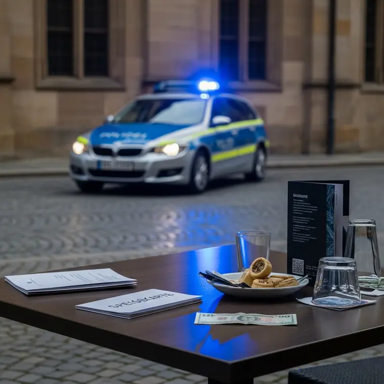 Symbolbild: Falscher Restauranttester sorgt für Polizeieinsatz in Therme