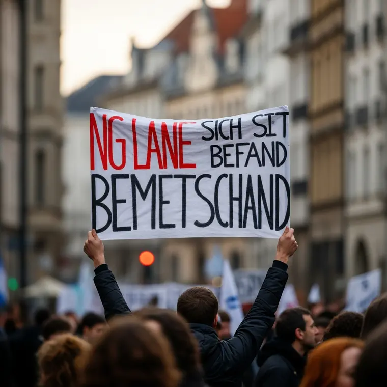 Symbolbild: Protest in Jena: Demonstration gegen geplantes Bundeswehr-Musterungszentrum
