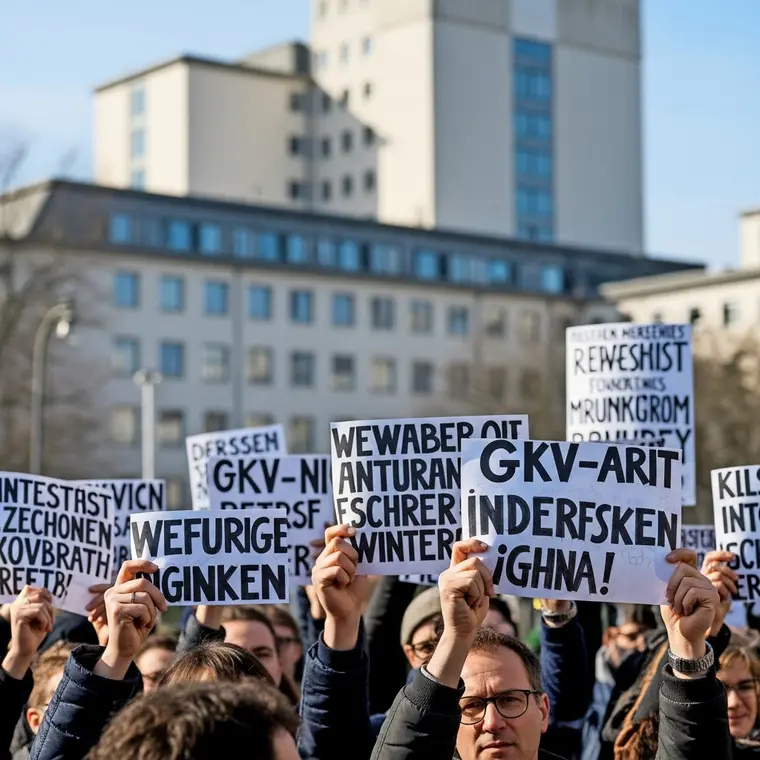 Symbolbild: Klinik-Aufstand in Jena: 1.400 Unterschriften gegen GKV-Reform übergeben