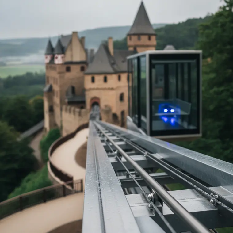Symbolbild: Blick hinter die Kulissen: Einzigartiger Schrägaufzug auf der Leuchtenburg öffnet für Besucher
