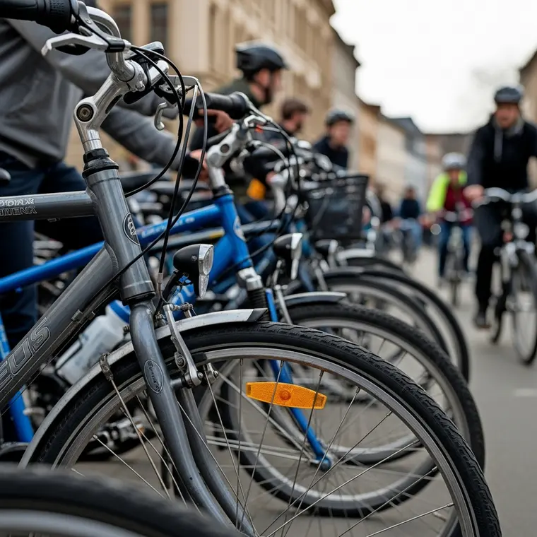 Symbolbild: Thüringer Fahrrad-Sternfahrt: Jenaer Radler demonstrieren in Erfurt