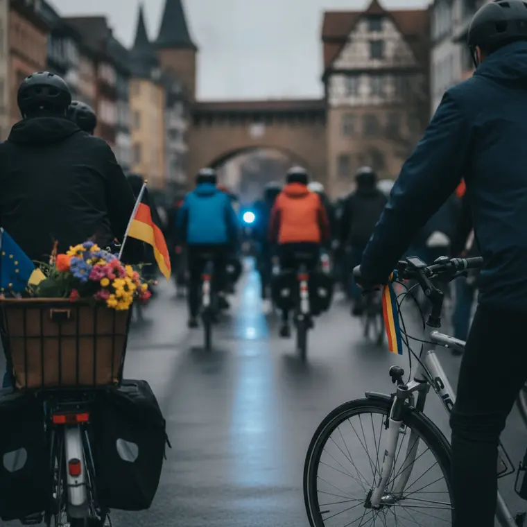 Symbolbild: ADFC-Radtour von Jena nach Erfurt: Zeichen für Weltoffenheit