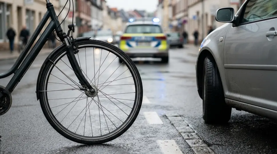 Symbolbild: Apolda: Radfahrer am Heidenberg von Pkw übersehen
