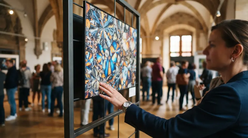 Symbolbild: Jena: Ausstellung "Wissenschaft trifft Kunst" im Rathaus