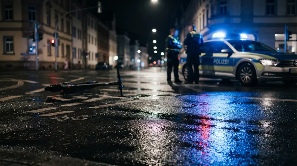 Symbolbild: Jena: E-Scooter-Unfall mit 2,45 Promille