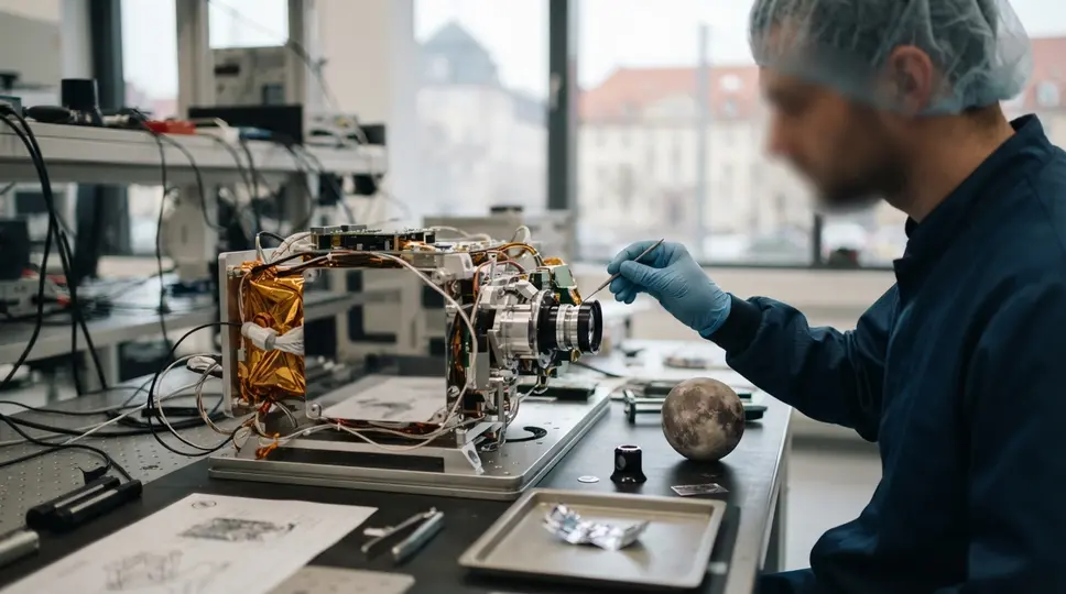 Symbolbild: Jenaer Raumfahrttechnik: Technologie wird zum Mondmüll