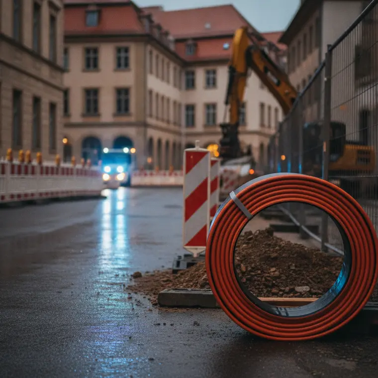 Symbolbild: Leitungsbau im Burgauer Weg startet: Einschränkungen ab Montag