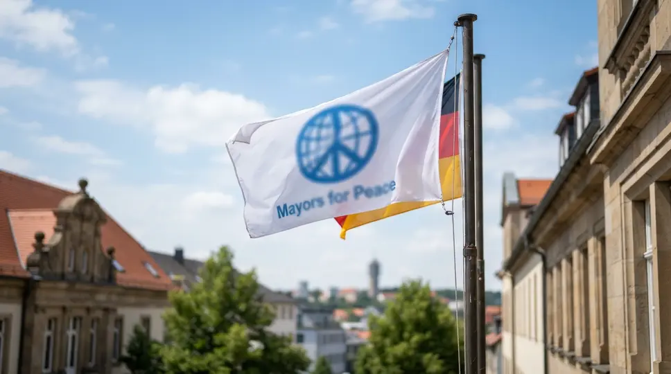 Symbolbild: Jena zeigt Flagge: Mayors for Peace Flaggentag