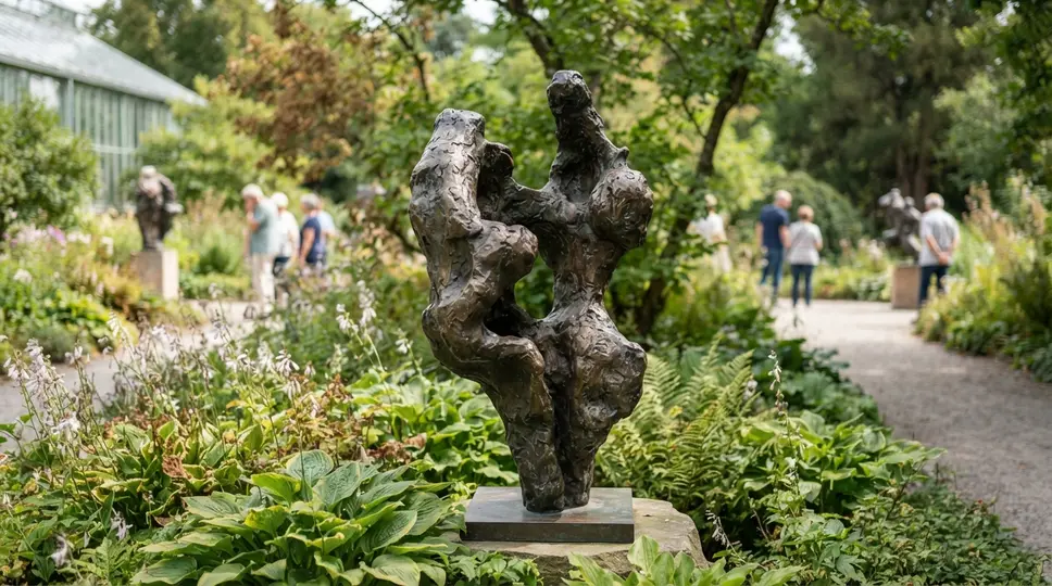 Symbolbild: Beate Debus: Bronzeskulpturen im Botanischen Garten Jena