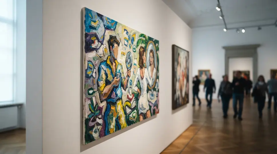 Symbolbild: Jena: Zohar-Fraiman-Ausstellung in der Kunstsammlung