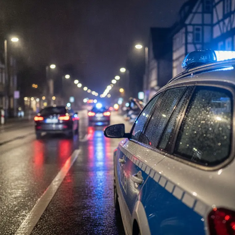 Symbolbild: B87: Wilde Verfolgungsjagd endet mit schwerem Unfall