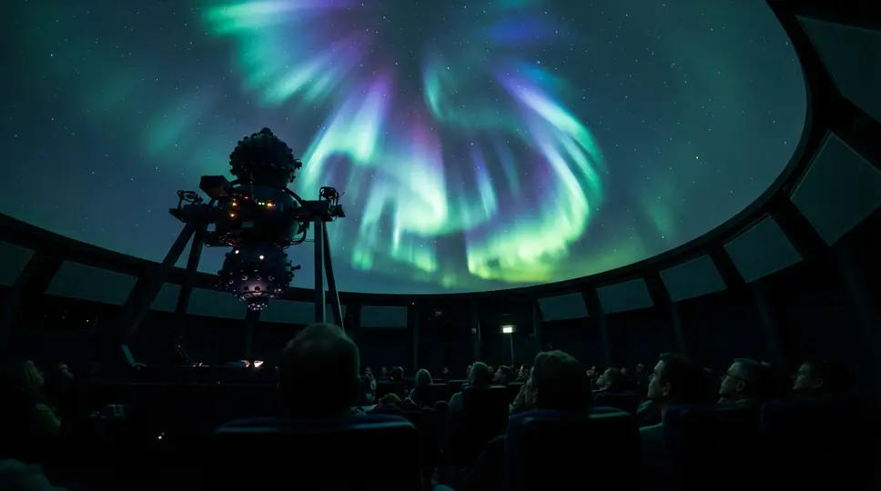 Symbolbild: Aurora im Planetarium: Magie der Nordlichter in Jena