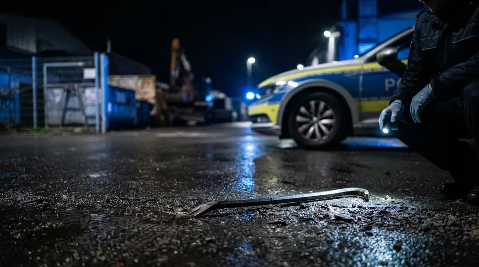 Symbolbild: Verfolgungsjagd nach Einbruch am Wertstoffhof Eisenberg