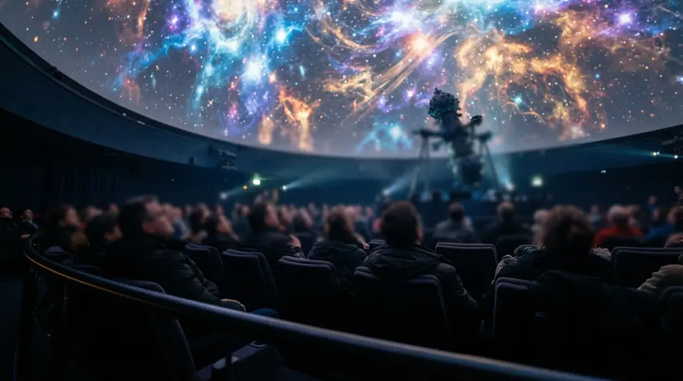 Symbolbild: Konzert-Erlebnis im Planetarium Jena: Sci-Fi-Rock von NORÐIR