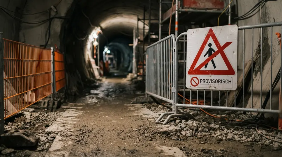 Symbolbild: OBI-Tunnel Jena: Provisorischer Durchgang ab 17. August
