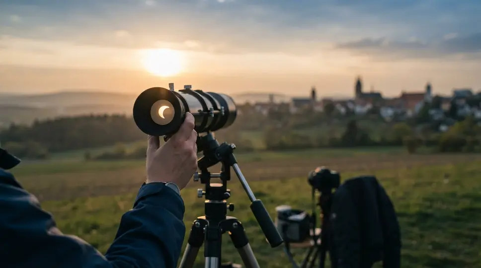 Symbolbild: Sonnenfinsternis in Jena: Tipps zur Beobachtung am 12. August