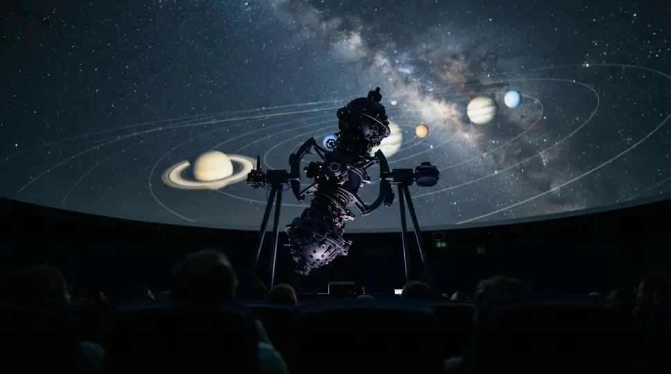 Symbolbild: Sonnensystem-Reise im Zeiss-Planetarium Jena