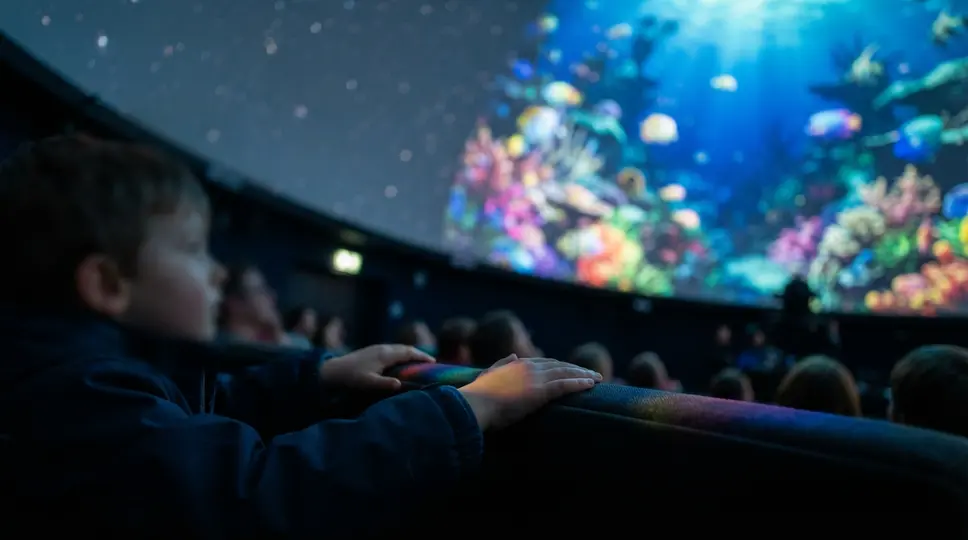 Symbolbild: Jena: Familien-Show „Das Zauberriff“ im Planetarium