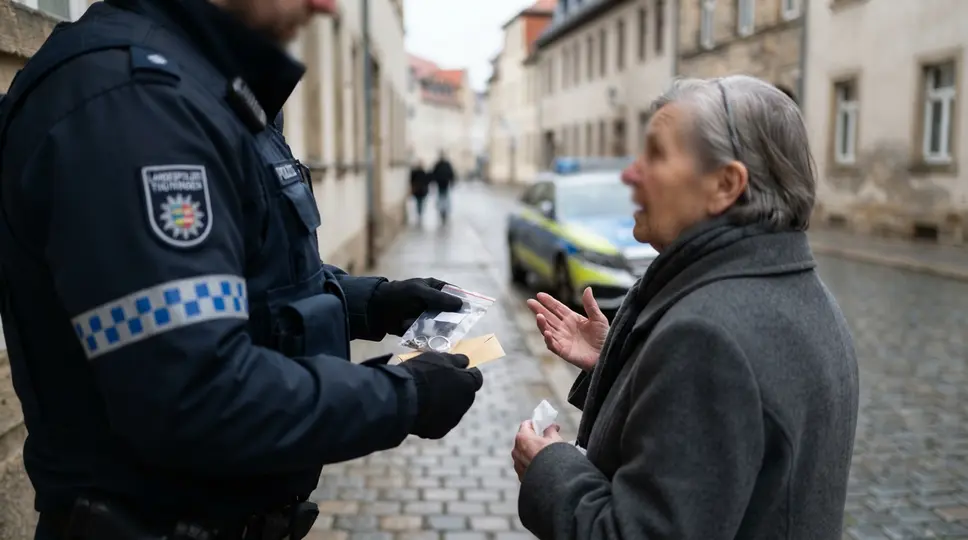 Symbolbild: Falsche Polizisten erbeuten Schmuck und Geld in Eisenberg