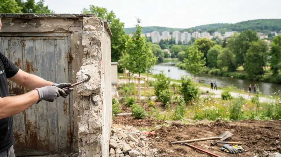 Symbolbild: Lobeda: Garagenanlage wird klimagerecht zurückgebaut