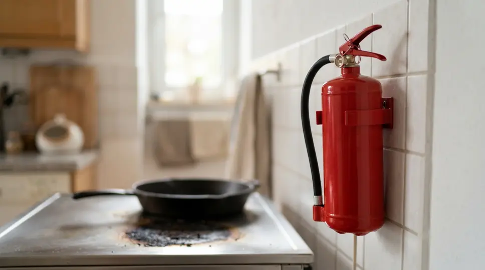 Symbolbild: Schlöben: Küchenbrand nach Öl-Überhitzung